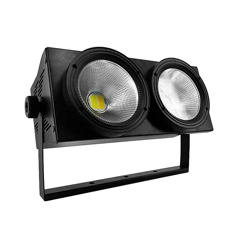 LED COB 2eyes 2x100W Blinder Lighting DMX Stage Lighting Effect DMX Controller Club Show Night DJ Disco,SHEHDS Stage Lighting