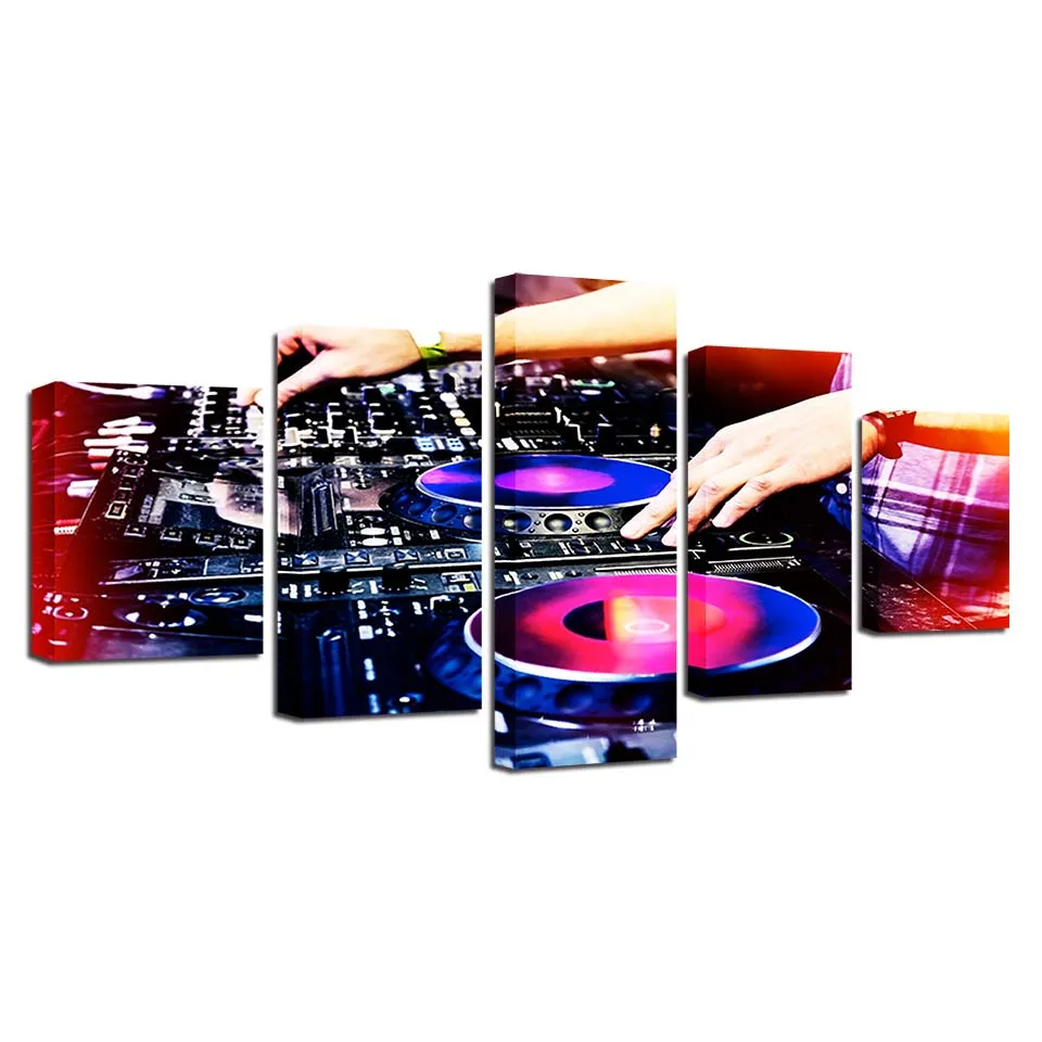 

Wall Art Canvas Painting HD Prints 5 Pieces Home Modern Style Decoration Music Modular Picture Bedside Background Artwork Poster