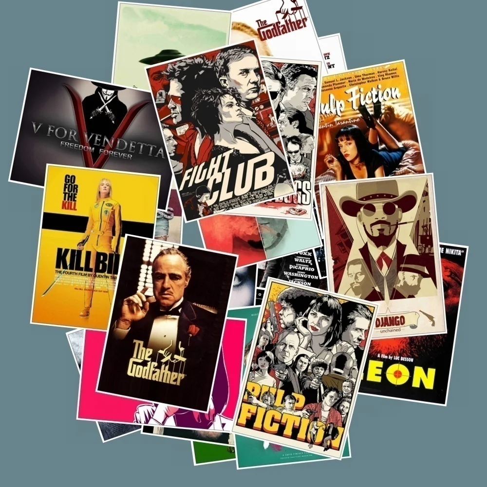 PickJoy 25pcs movie kill bill pulp novel poster sticker car notebook luggage home refrigerator | Игрушки и хобби