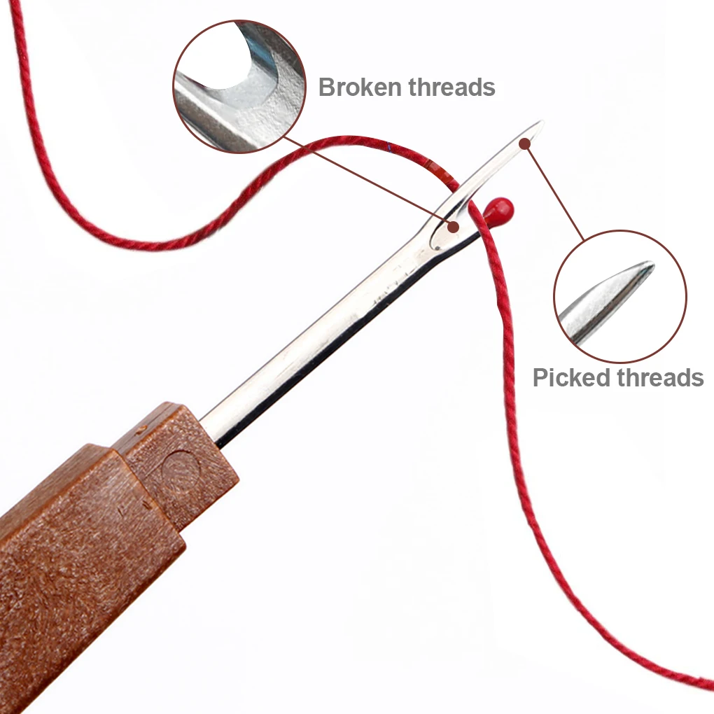 4 шт. стальная пластиковая ручка-рыхлитель швов нож для снятия и вышивания