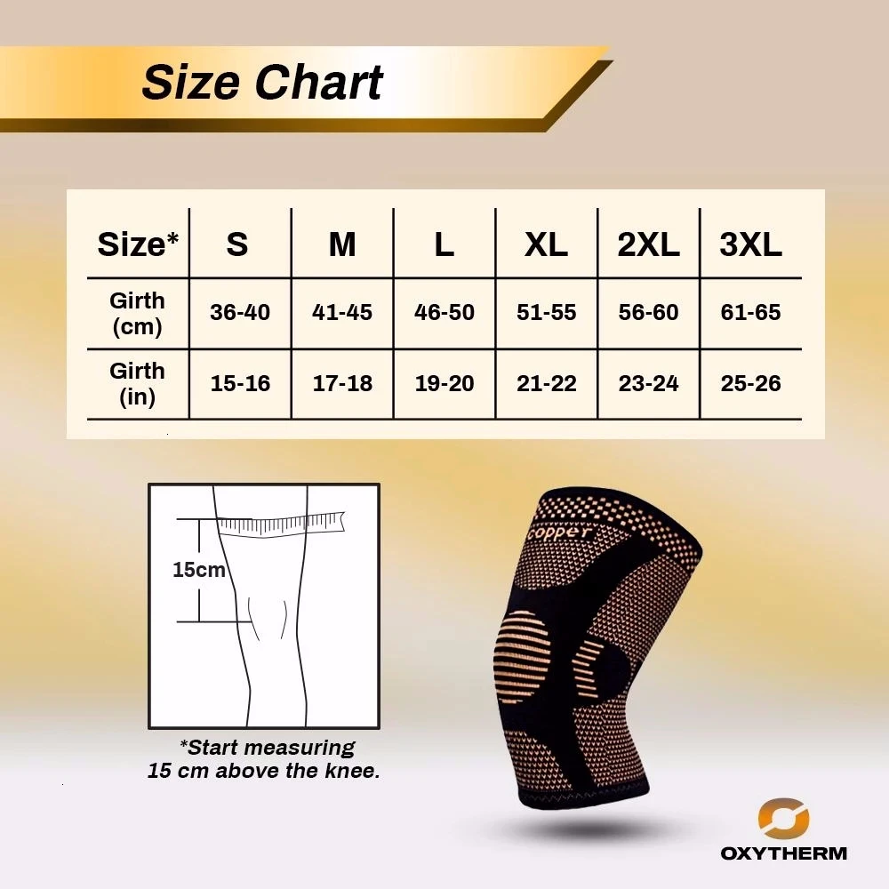 1 шт. Медь Фитнес время езды на велосипеде бега по колено Поддержка подтяжки