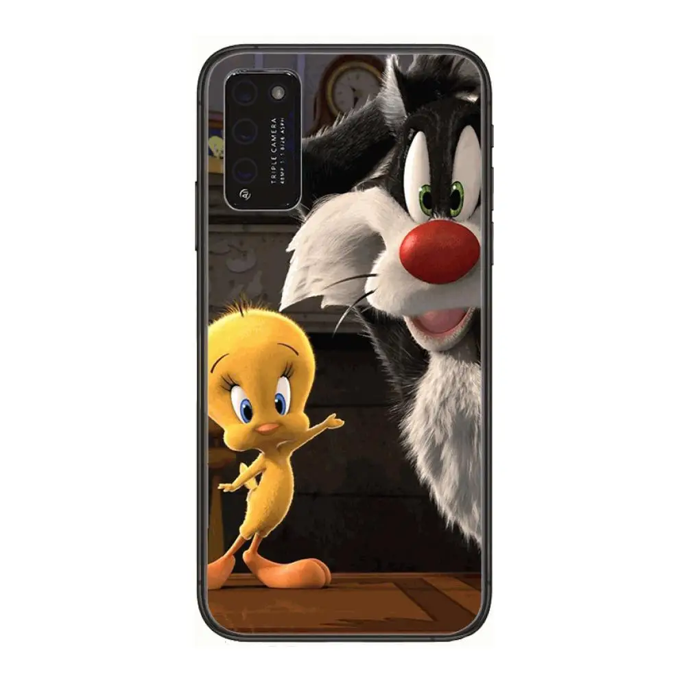 

Case Tweety Bird style Clear Phone Case For Huawei Honor 10 20 30 9 X Pro Lite V 5G RU Black Etui Coque Hoesjes Comic Fashion