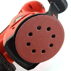 20 шт. 5 дюймов125 мм наждачная бумага круглая форма шлифовальные диски с крючком петля 8 отверстий диск шлифовальные листы Зернистость 40-2000 диск Полировальный Инструмент