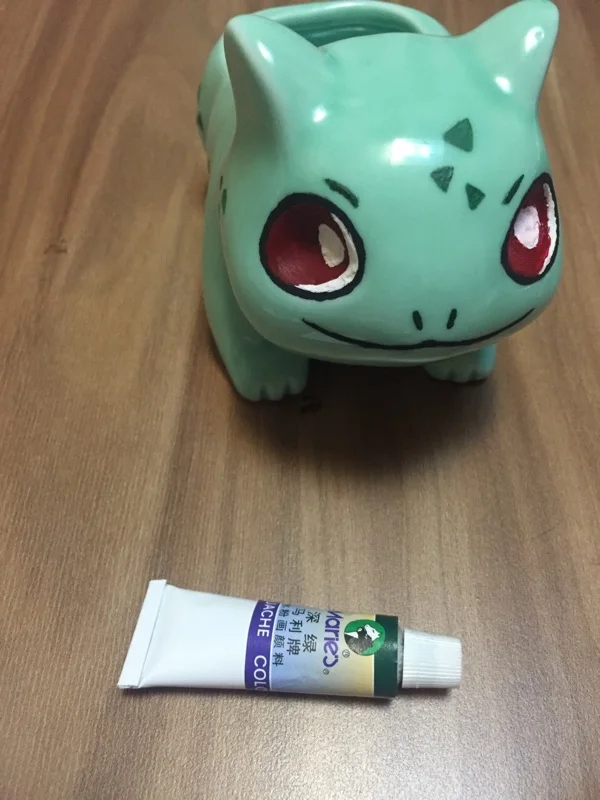 Большой 13 см x 7,5 см Kawaii керамический цветочный горшок Bulbasaur суккулентный горшок милые зеленые растения цветочный горшок с отверстием для дропшиппинг