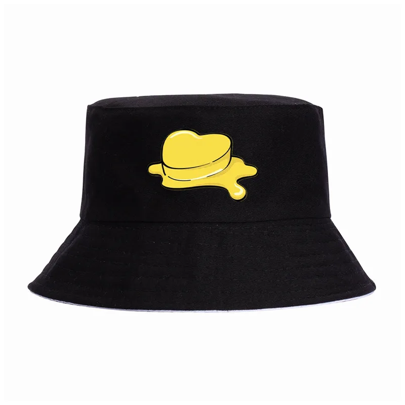 

KPOP Bangtan Boys New Songs Butter Cartoon Printing Bucket Hat Hip Hop Flat Fisherman's Hat jimin jung kook j-hope suga