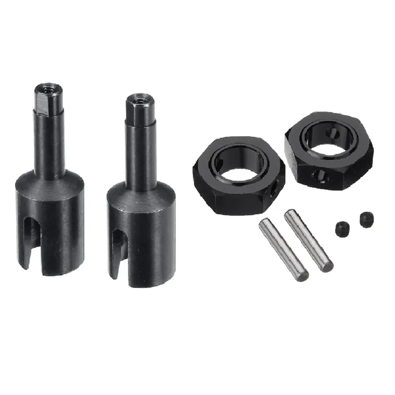 

2 Pcs Driver Shaft Cup EA1017 For JLB Racing CHEETAH 1/10 Brushless RC Car Parts Accessories & 1Set Wheel Joint EA1015