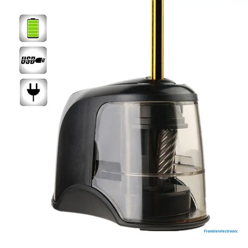 

Electric Pencil Sharpener Best Heavy Duty Helical Steel Blade for artists Kids Adults Colored Pencils
