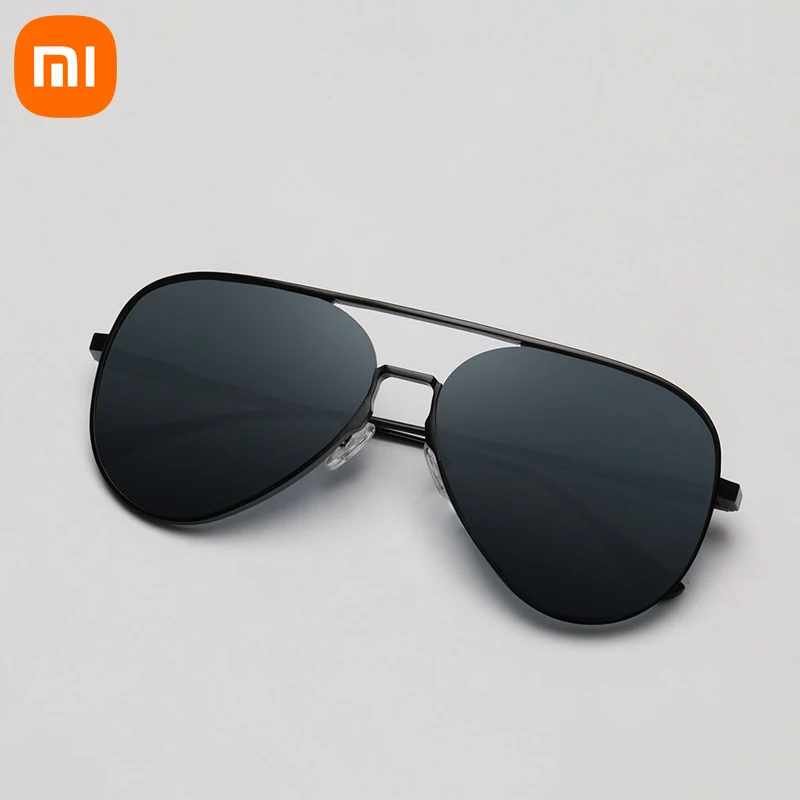

Солнцезащитные очки-авиаторы Xiaomi Mijia с поляризационными стеклами для мужчин и женщин, UV400, антибликовые уличные дорожные автомобильные очки из нержавеющей стали