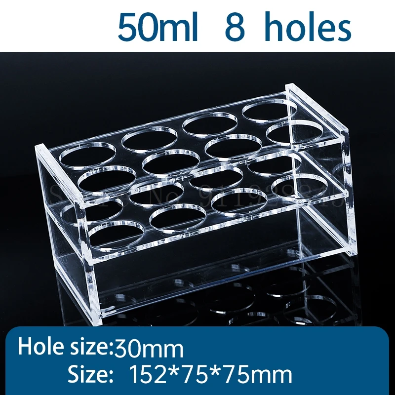 

1pcs Clear Organic glass 50ml 100ml 250ml Centrifuge Tube Rack PMMA Tubing Holder For School Lab