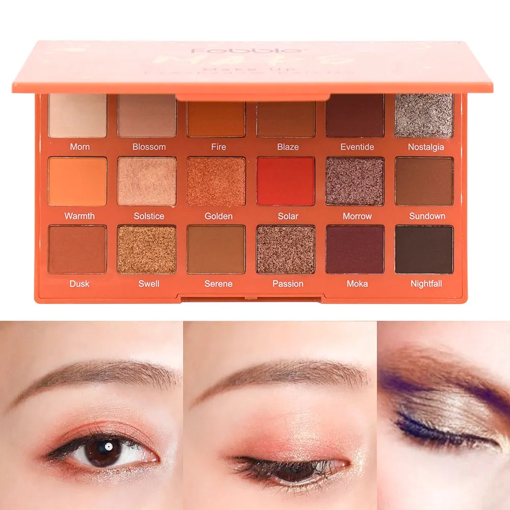 Тени для век Febble 18 цветов шоколадные мерцающие матовые блестящие Звездные тени |