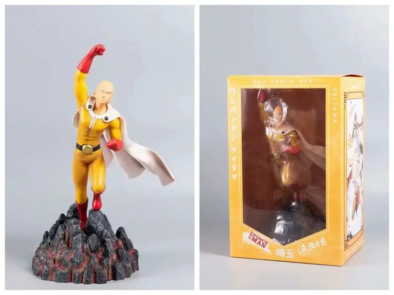 

Аниме one punch man Сайтама мастер gk tмэ ПВХ экшн-фигурка плащ Коллекционная модель кукла игрушка