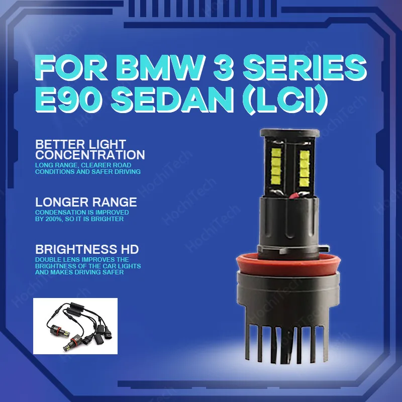 

IP65 White 6000K Ultra Bright High Power 16 LED angel eyes light For BMW 3 Series E90 Sedan (LCI) 2009 2010 2011