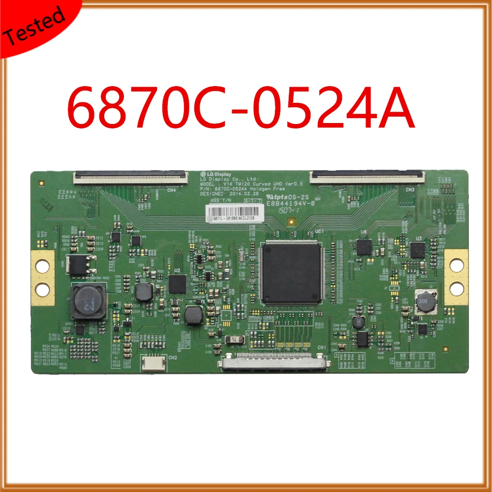 

6870C-0524A T-con Board V14 TM120 Curved UHD Ver0.5 LG TV Card Professional Board Display Equipment LG TV T Con Board 6870C0524A