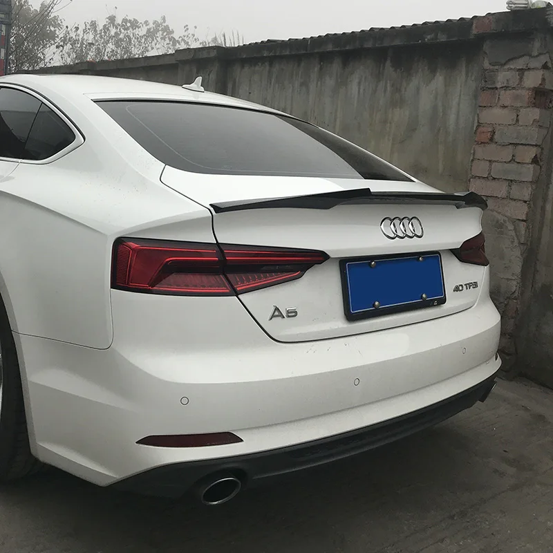 Спойлер из углеродного волокна для Audi A3 A4 B8 B8.5 B9 A5 A6 C6 C7 2009-2018 автомобильное