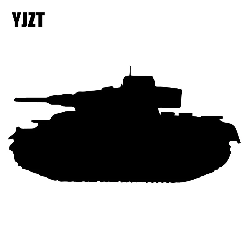 YJZT 16x8см военный бак царапины окклезия наклейка на автомобиль Виниловая