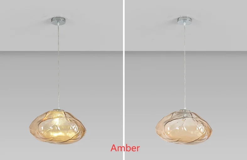 Скандинавский Дания стеклянный подвесной светильник MARSDEN столовая гостиная