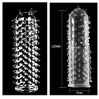 Многоразовые презервативы 12 см, удлинитель для пениса, задержка эякуляции, Стимулятор клитора, интимные игрушки для мужчин и пар