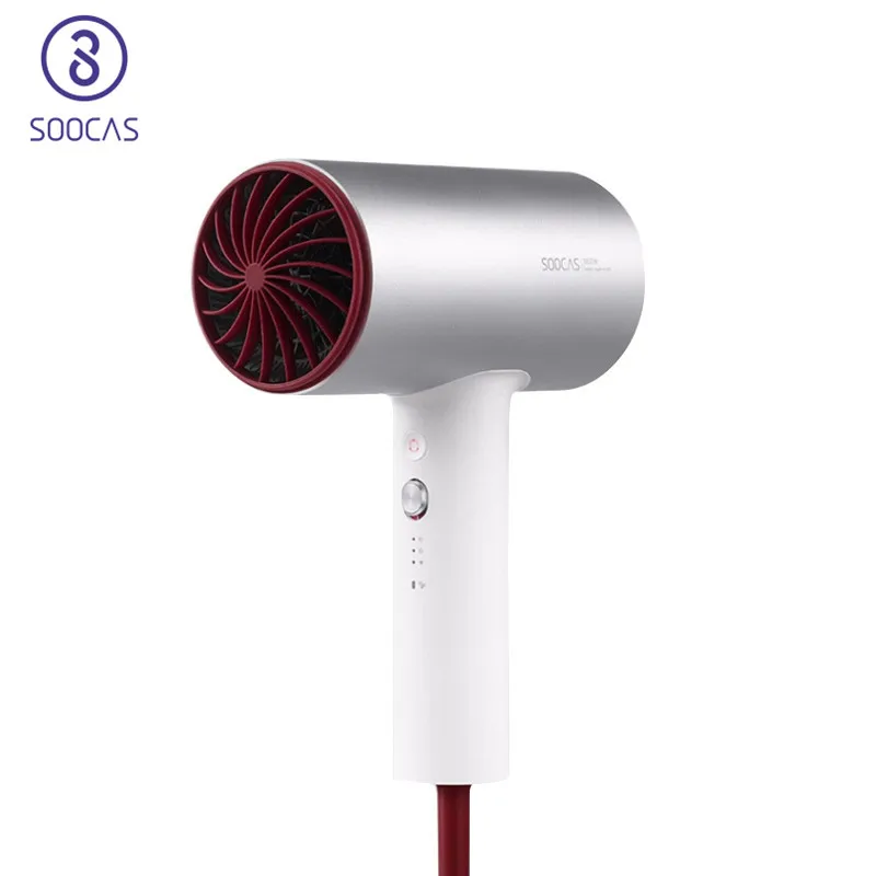 Soocare Soocas H3 Анионный фен для волос корпус из алюминиевого сплава 1800 Вт воздушный выход анти-горячий инновационный диверсии дизайн
