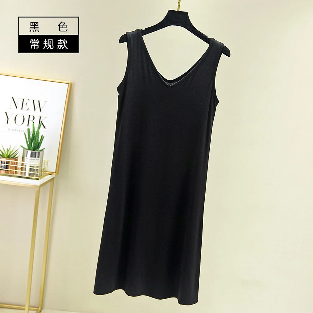 2021 женское платье-комбинация полная подъюбник платье базовое нижнее платья