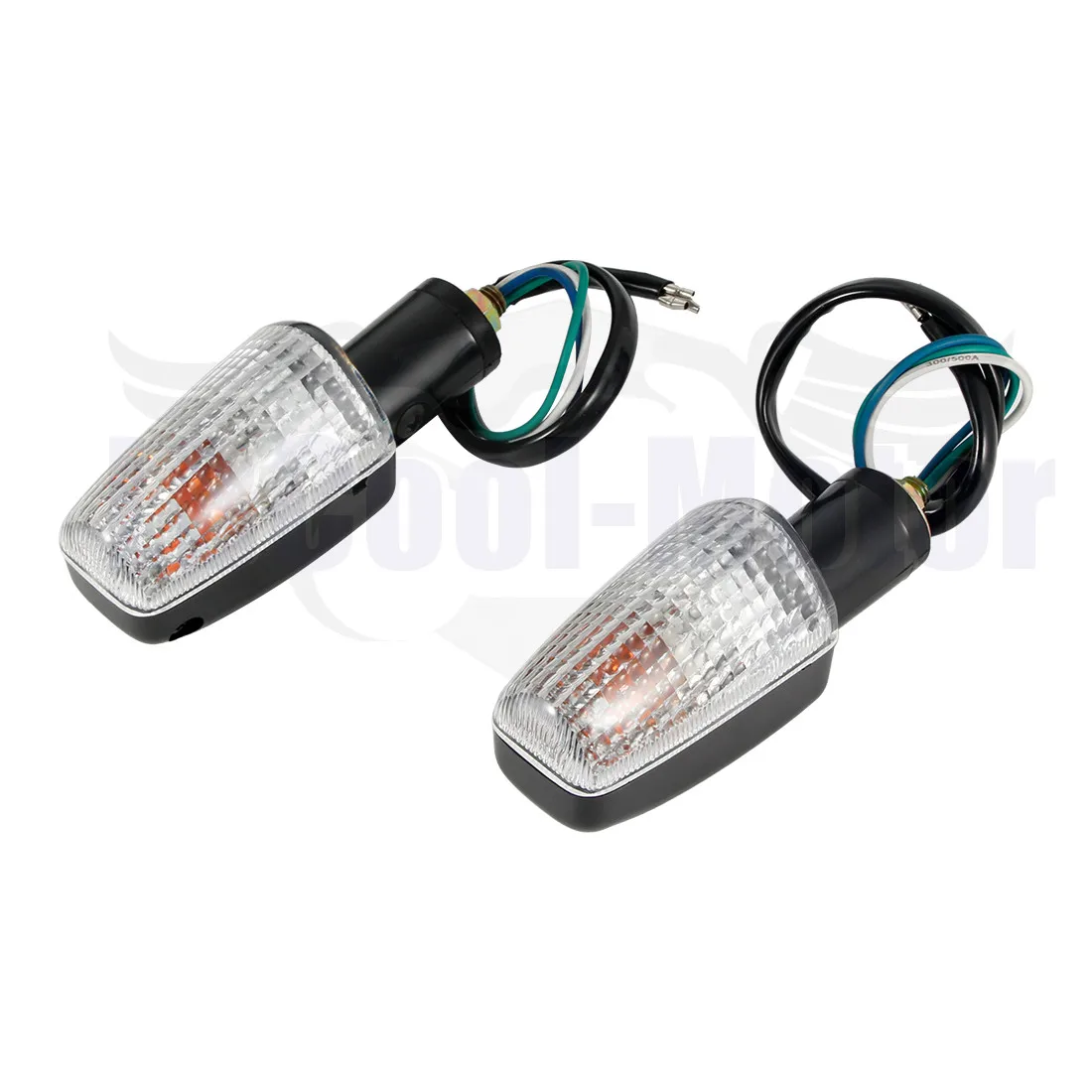 

White Turn Signal Light Indicator Lamps Pair For HONDA CB400SF NC31 1992-1998 96 97 CB250F Hornet 1996-2001 97 98 99 2000