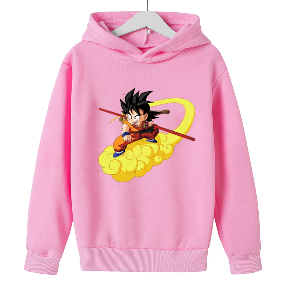 

Cotton Kids Hoodies Japan Anime Drag0n-Ball Girls&Boys Clothes Gohan Colorful Breathable Long Sleeve Spring/Autumn Sweatshirt