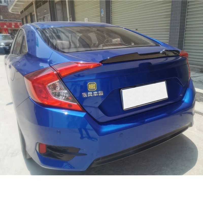 Аксессуар спойлер для стиля M4 новый багажника автомобиля Honda Civic 2016 2021 Sedan цветной