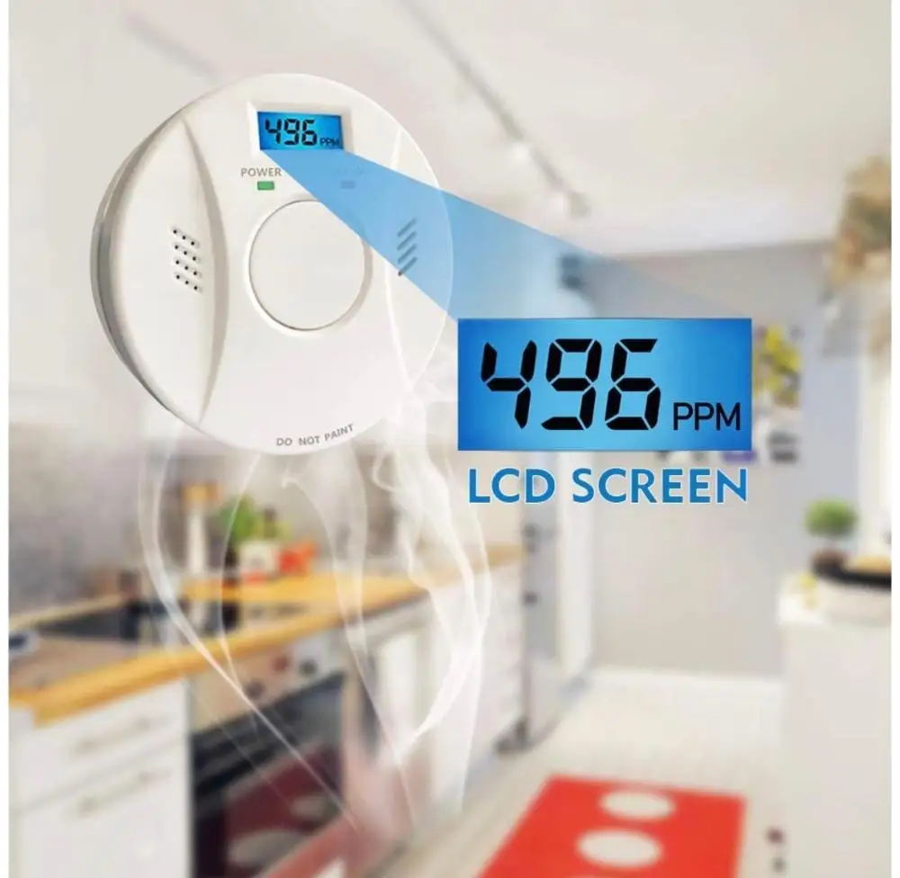 

Smoke Alarm/LCD CO Carbon Monoxide Smoke Integrated Alarm Detector Warn Sensor Carbon Monoxide Detectors