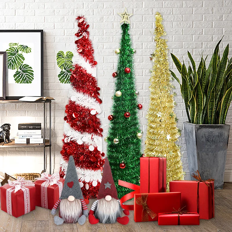 

1.2 / 1.5m foldable Christmas tree, Christmas decorations, madel, family party decoration, artificial plants, singles