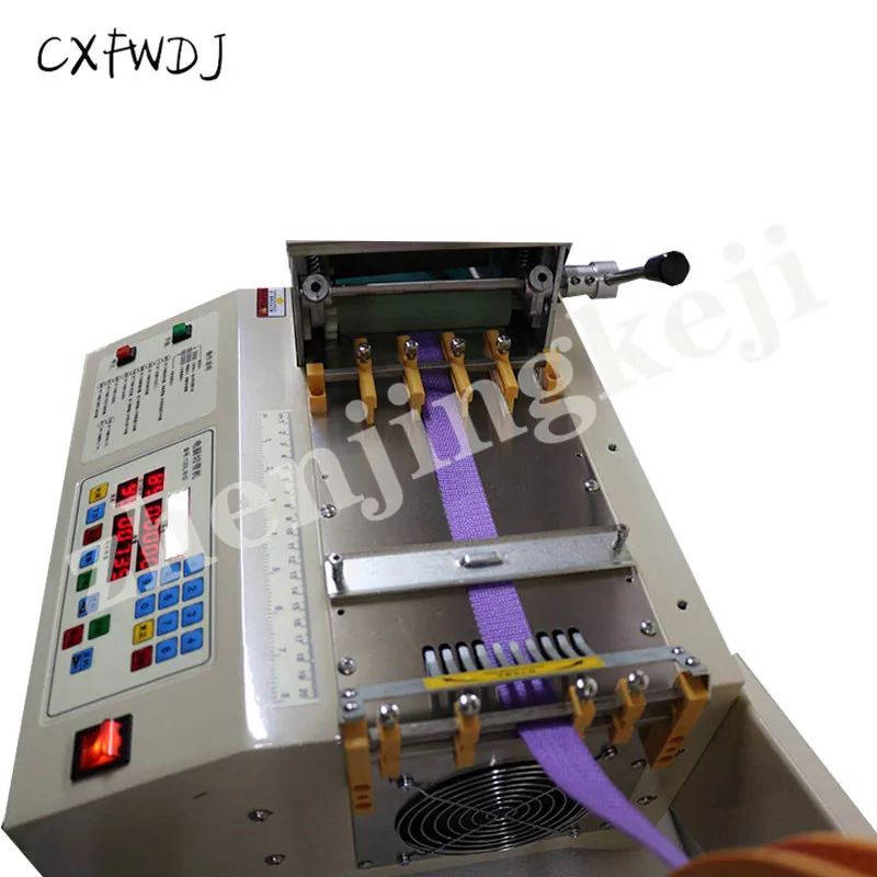 

QR-120 Microcomputer Cold Cutting Belt Machine Cutting Zipper Machine Cutting Trademark Magic Paste Cutting Machine