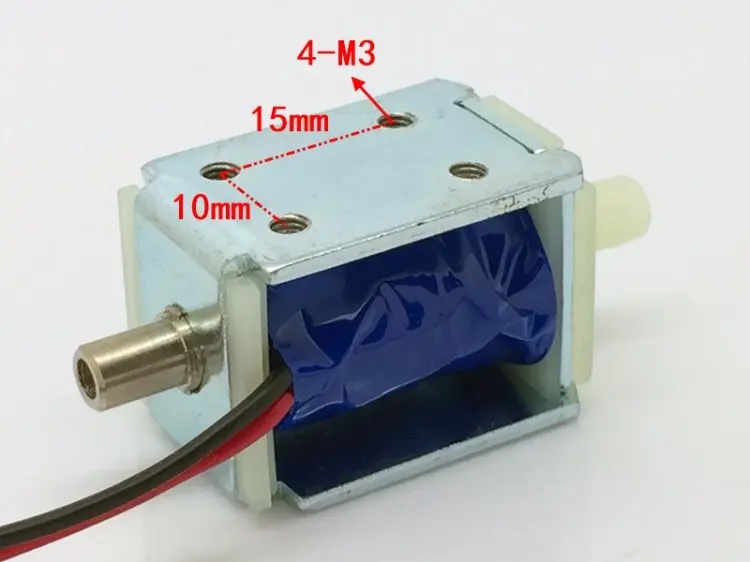 12 В постоянного тока небольшой Электрический электромагнитный клапан N/O