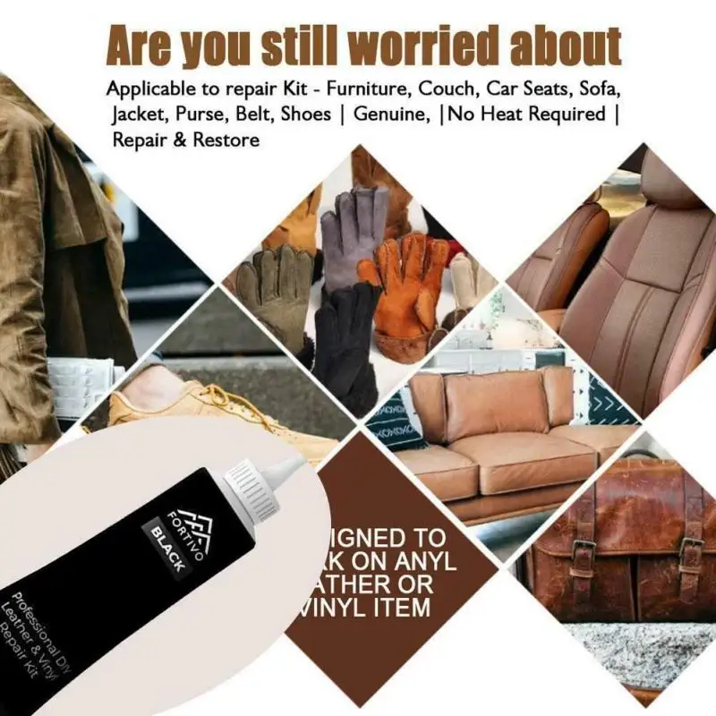 

Car Seat Repair Cream Leather Restaurant Repairman Sofa Leather Furniture Sportswear Indoor Cleaner Leather Repair Kits 20ml