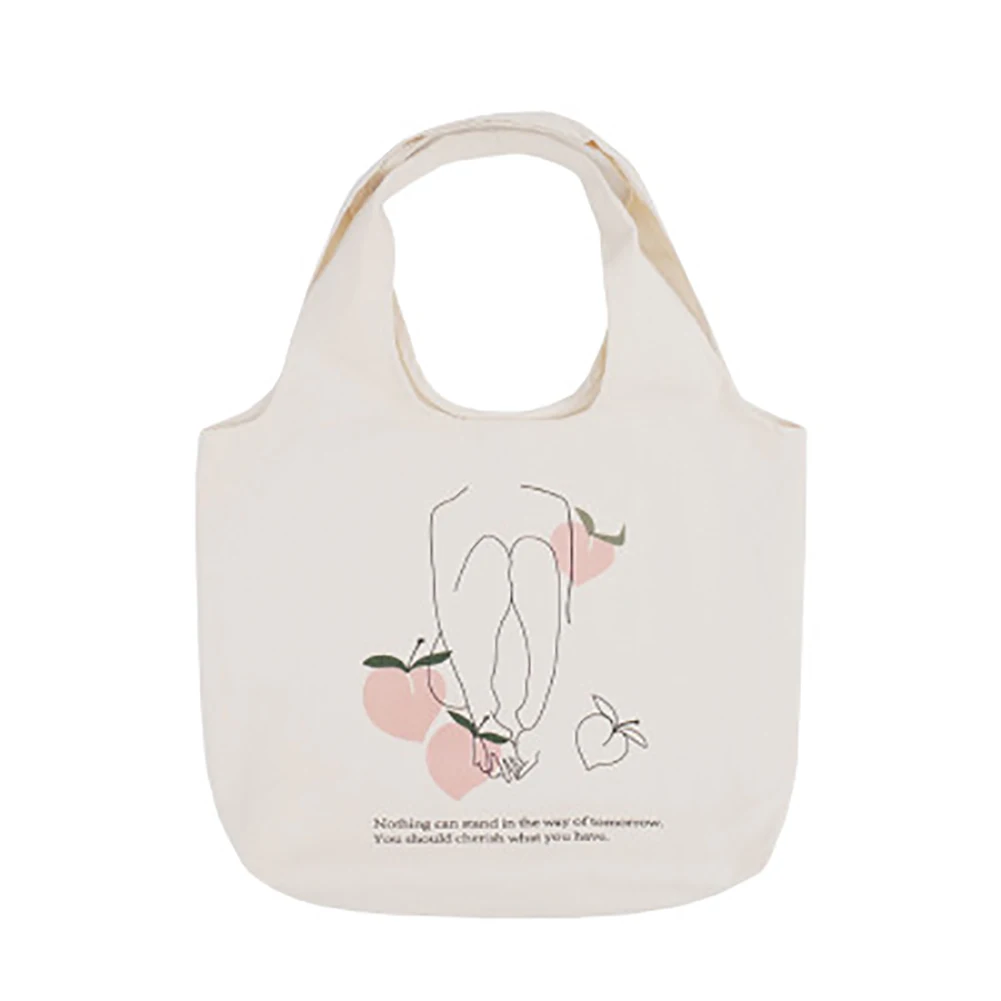 

Women Student Shoulder Bag Fruit Printing Canvas for Mobile Phone Keys Travel New