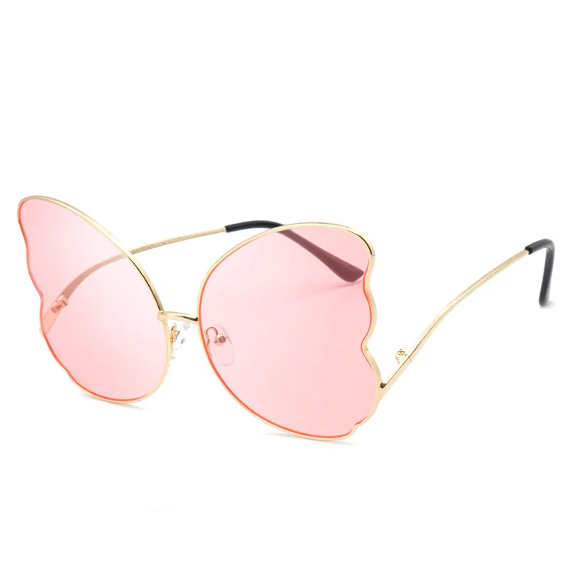 

Metal Butterfly Sunglasses Women Luxury Brand Designer Oversized Sun Glasses Fashion Gradient Eyewear UV400 gafas