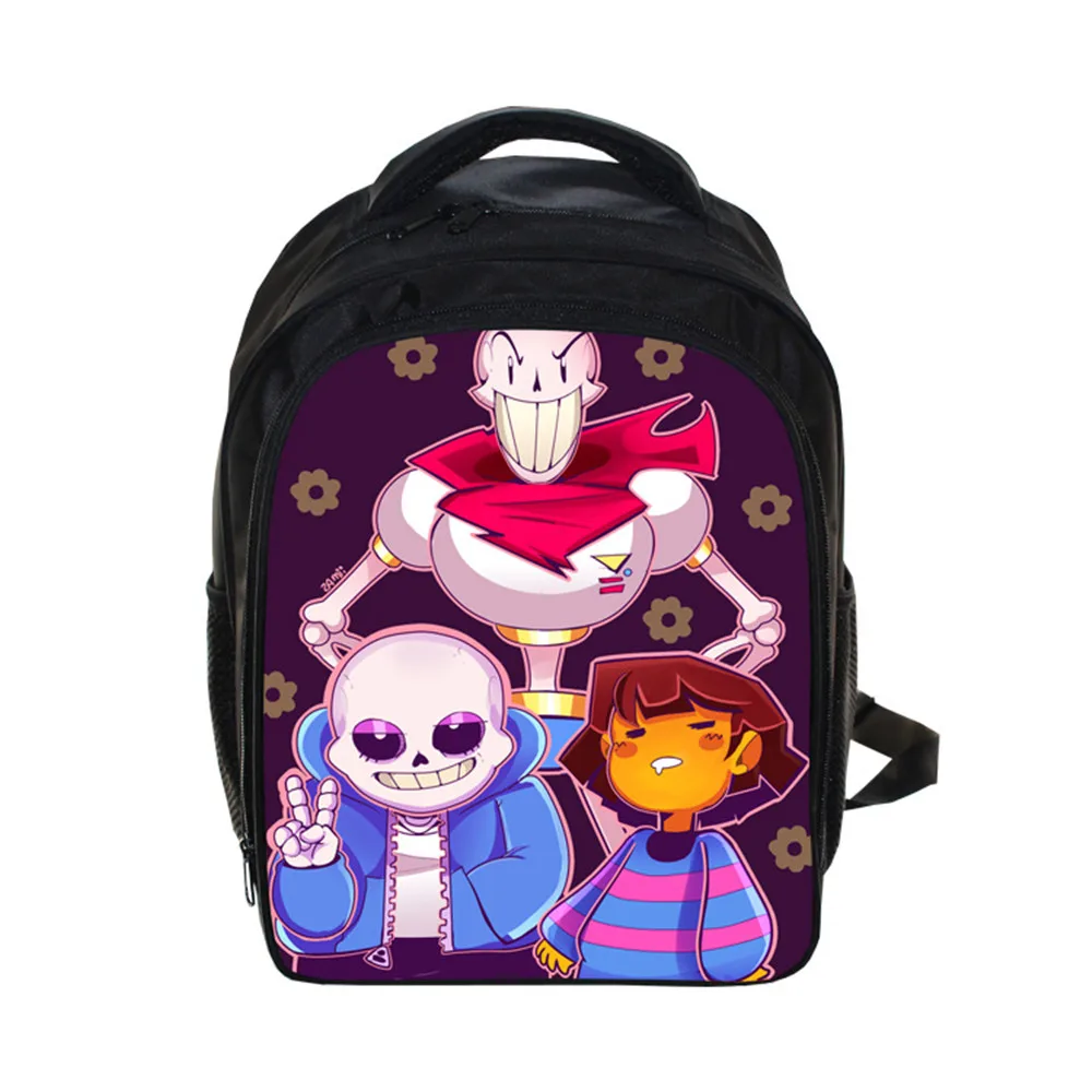 Новый рюкзак Undertale Косплей Аниме Саны и папирусы Оксфорд сумка школьная дорожные