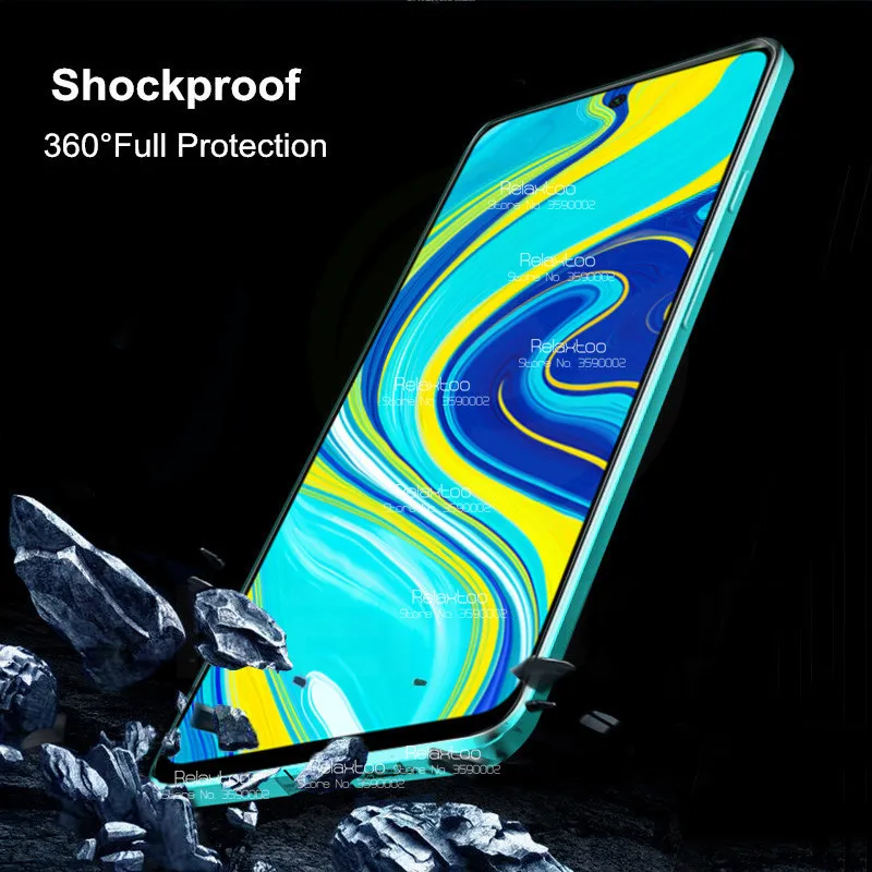 Магнитный чехол-книжка с полным покрытием на 360 ° для xiaomi Redmi Note 9s 9 s note9 pro max not 8 8a 8t