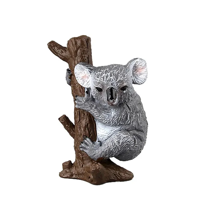 Simulation Koala Figure Collectible Toys Cute Animal Action Figures Kids Wild Model Home Decoration | Игрушки и хобби