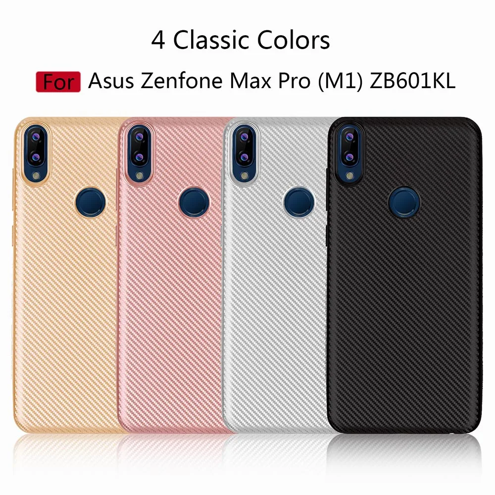 Чехол из углеродного волокна для Asus Zenfone 5Z 5 Lite Max Pro Plus(M1) Чехол Для Zenfone ZB601KL ZB555KL ZE620KL ZS620KL ZC600KL ZB570TL