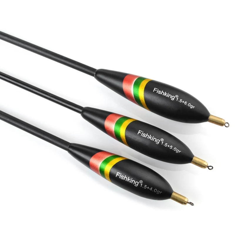 3 шт./лот рыболовный Поплавок Рыболовные Поплавки с медным свинцом Balsa деревянные