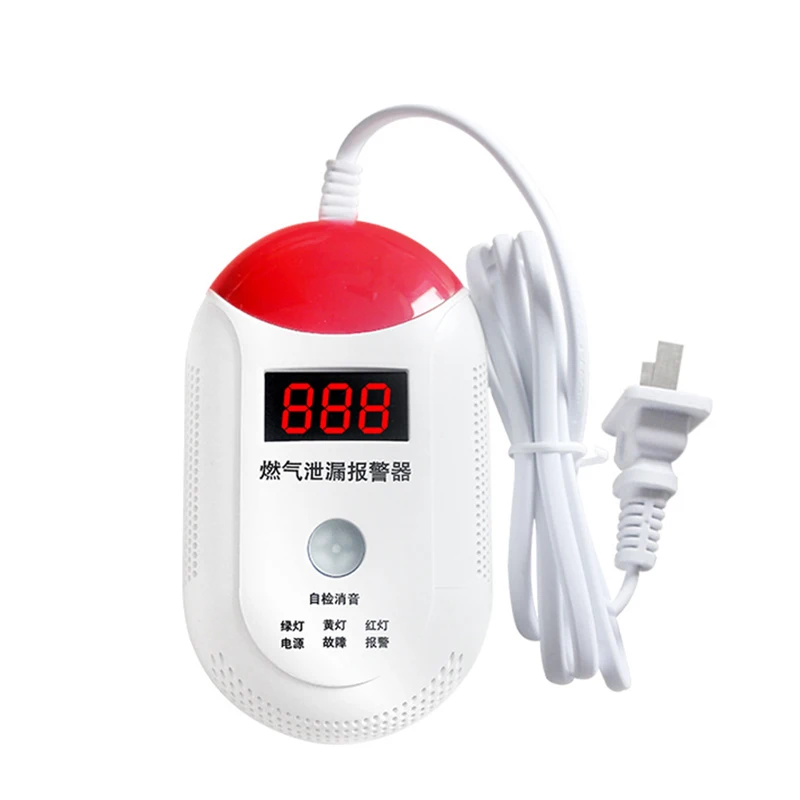 Household Digital Display Gas Alarm Wifi Smart Kitchen Leak Detector 1 Pc | Безопасность и защита