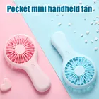 Портативный USB мини-вентилятор, ультра-тихий и удобный, для студентов и офисов, милый маленький Регулируемый Вентилятор охлаждения