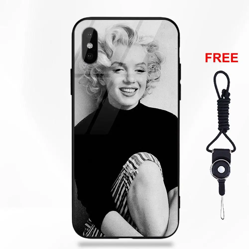 Для Apple IPhone X XS Max XR 5 5C 5S SE 6 6S 7 8 Plus Мягкий ТПУ чехол + закаленное стекло телефонные