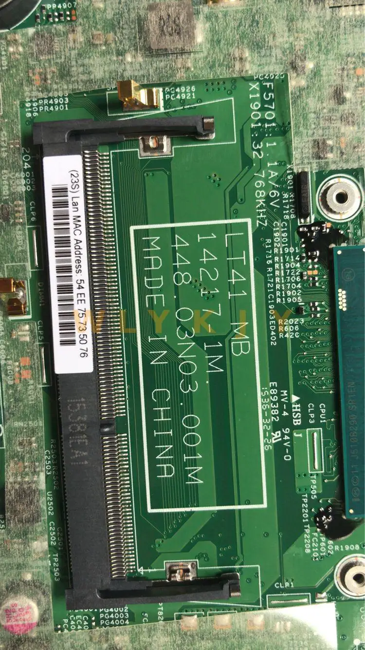 Abdo 448.03N03.001M для Lenovo FLEX3-1470 YOGA 500-14IBD материнская плата ноутбука i5 5200U GT920M 2G DDR3 100%