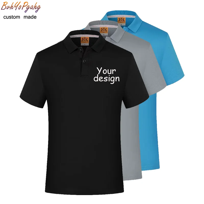 Быстросохнущие рубашки с логотипом на заказ для мужчин и женщин классические