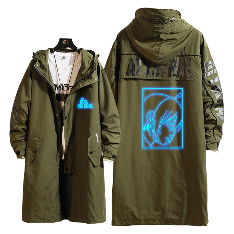 Длинная куртка с принтом Цзинь МО Ри толстовка для косплея популярное