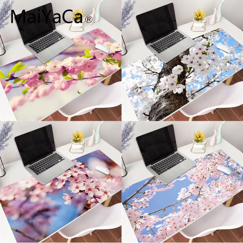 

MaiYaCa cherry blossom tree mouse pad gamer play mats Gaming Mouse Pad Large Deak Mat for overwatch/cs go/world of warcraft
