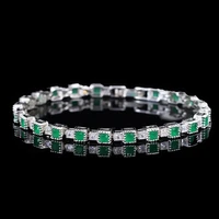 s925 sterling silver aaa zircon bracelet for women wedding engagement jewelry wholesale