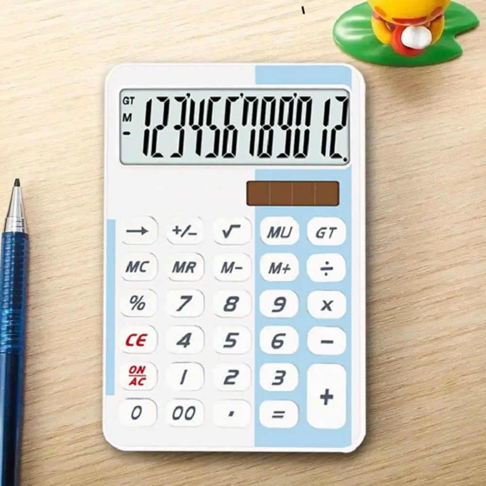 

Calculator Premium 12 Digits ABS Easy to Carry Electronic Calculator for Desktop