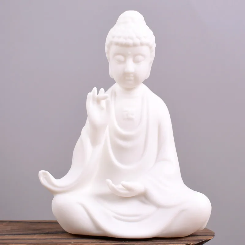 Белый фарфор Западный Sansheng Офисная гостиная автомобиль дзен саншэн тибетские