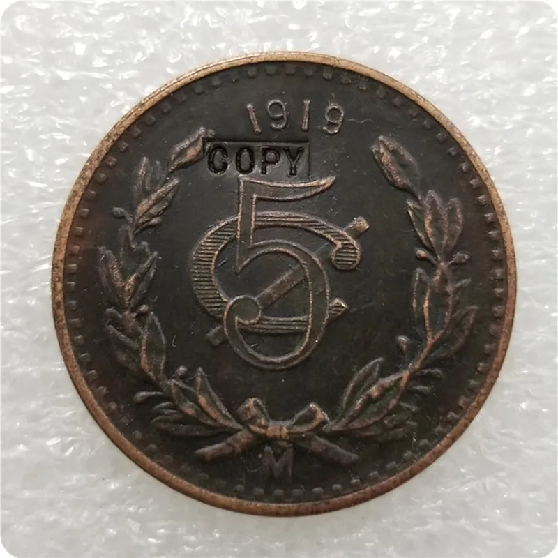 1917 1918 1919 1924 1931 Мексика 5 сентаво копия монеты памятные монеты-реплики монет медаль