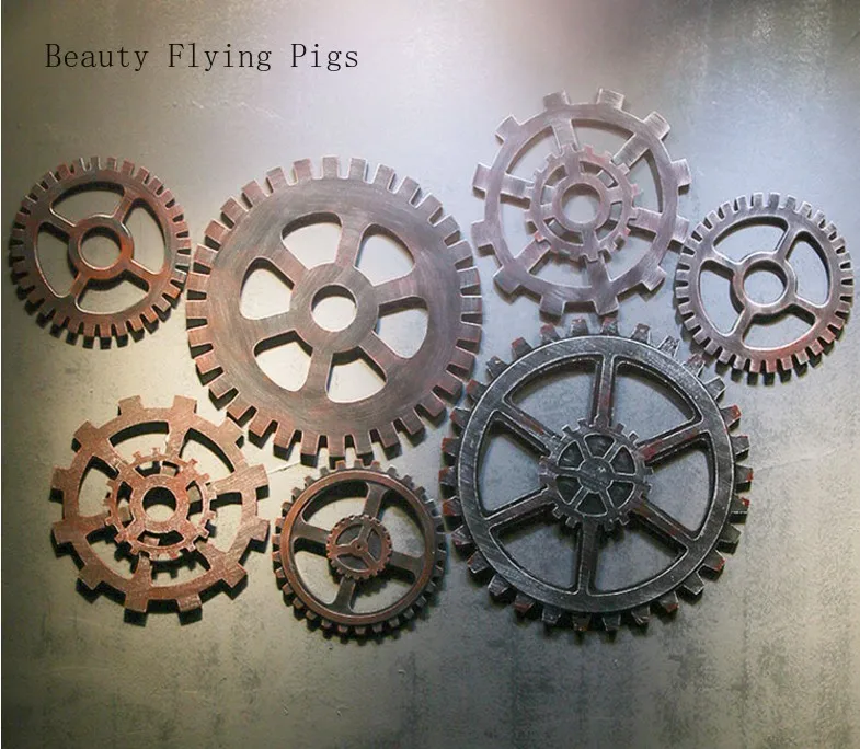 Прямая продажа креативное Ретро промышленное ветровое украшение деревянное